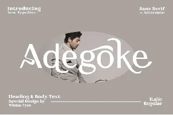 Adegoke font