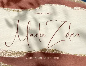 Martin Zidan font