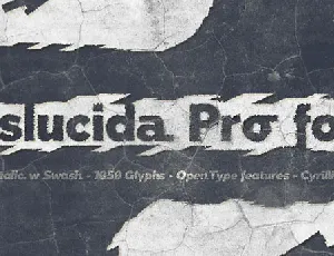 Deslucida font