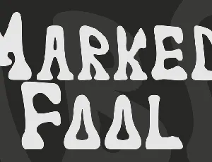 Marked Fool font