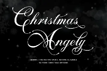 Christmas Angely - Personal use font