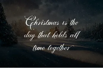 Christmas Angely - Personal use font