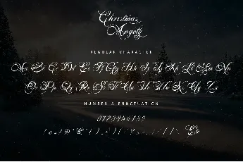 Christmas Angely - Personal use font