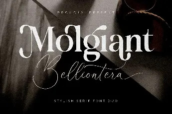 Molgiant Belliontera font