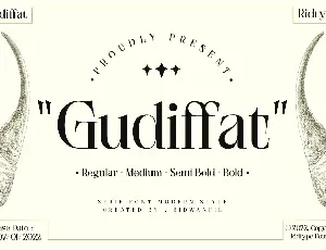 Gudiffat font