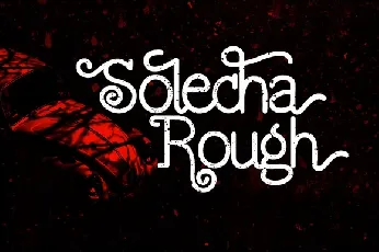 Solecha Rough Typeface font