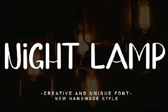 Night Lamp Script font