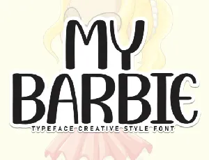 My Barbie Display font