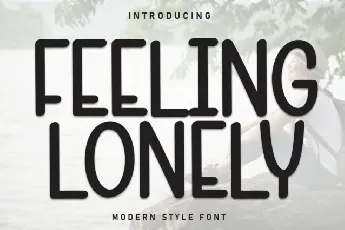 Felling Lonely Display font