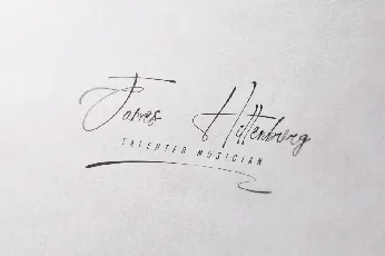 John Asttern Signature font