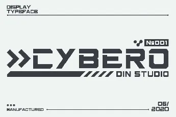 Cybero Display Typeface font