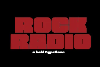 Rock Radio font