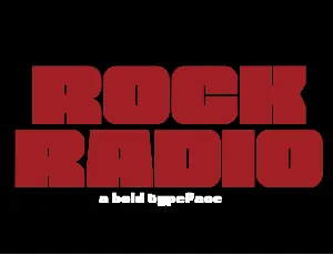 Rock Radio font