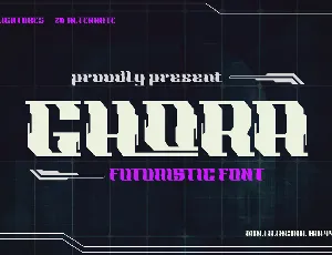 GHORA trial font