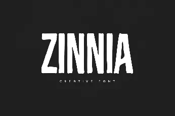 Zinnia font