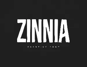 Zinnia font