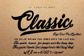 Cclassic Script font