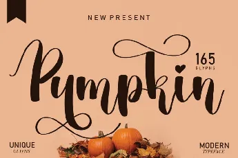 Pumpkin font