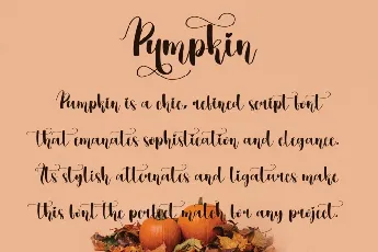 Pumpkin font