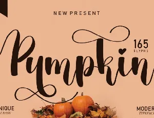 Pumpkin font