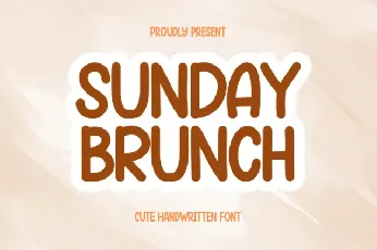 Sunday Brunch font