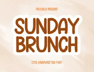 Sunday Brunch font