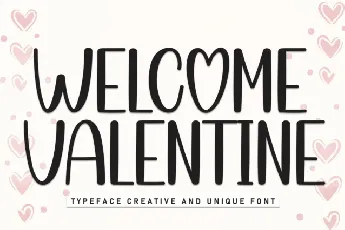 Welcome Valentine Display font