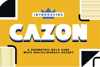 Cazon font