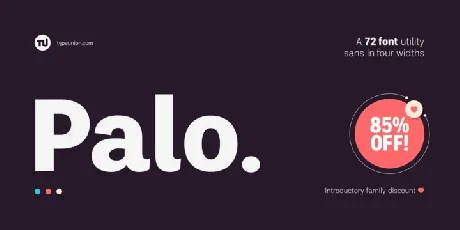 Palo Sans Serif Typeface font