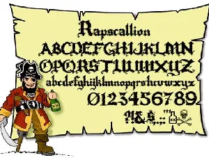 Rapscallion font