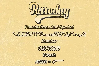 Retroday font