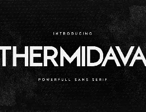 Thermidava font