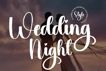 Wedding Night font