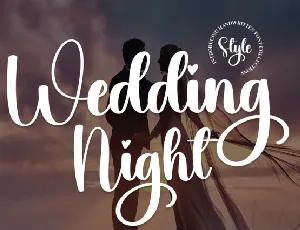 Wedding Night font