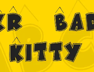 KR Bad Kitty font