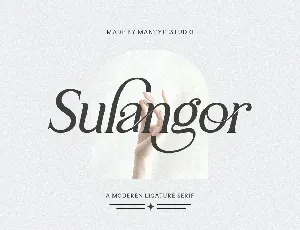 Sulangor font