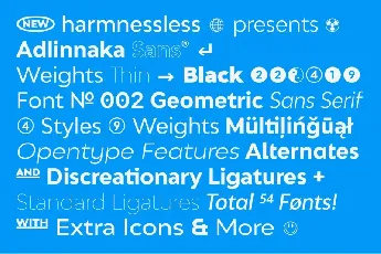 Adlinnaka Family font