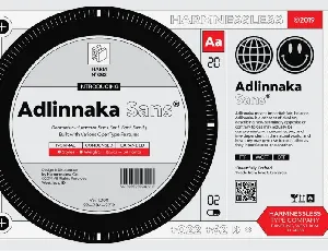 Adlinnaka Family font