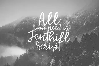 Jenthill Script font