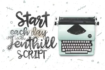 Jenthill Script font