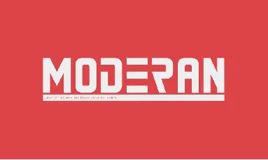 Moderan font