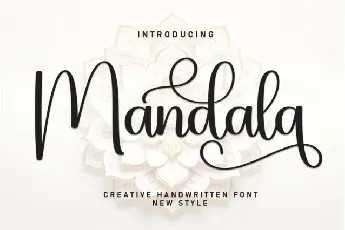 Mandala Script font