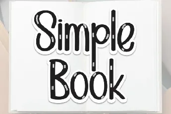 Simple Book Display font