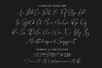 Rellyan Charlotte Handwritten Signature font