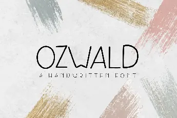 Ozwald font