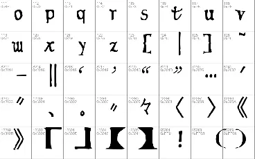 Lingming manuscript font