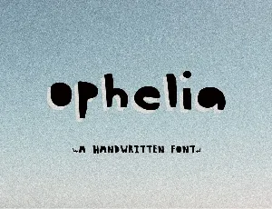 Ophelia font