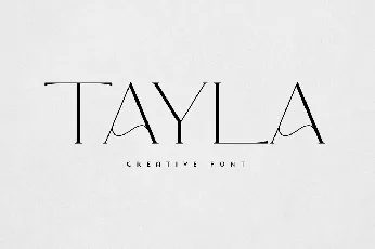 Tayla font