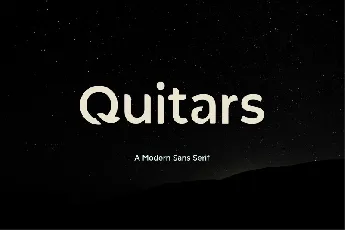 Quitars Typeface font