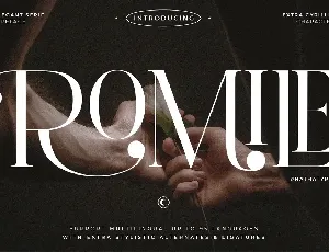 Romile font